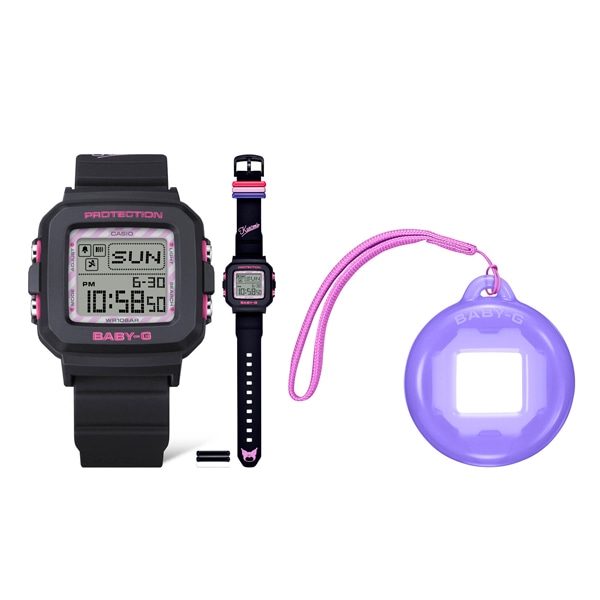 BABY-G BABY-G＋PLUS（ベイビージープラス） クロミ コラボレーションモデル BGD-10KKM-1JR クオーツ デジタル レディース