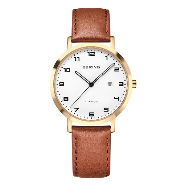 BERING Air Titanium Collection 18634-534 クォーツ ユニセックス