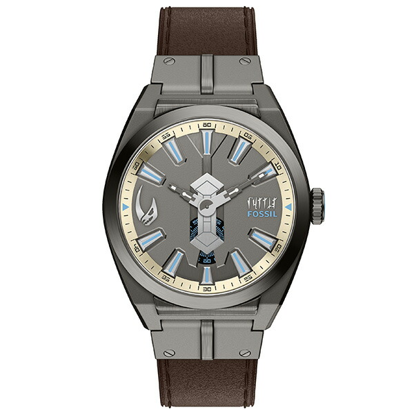 Fossil フォッシル Star Wars スターウォーズ 協調主義青写真 マンダロリアン LE1245SET 石英 メンズ