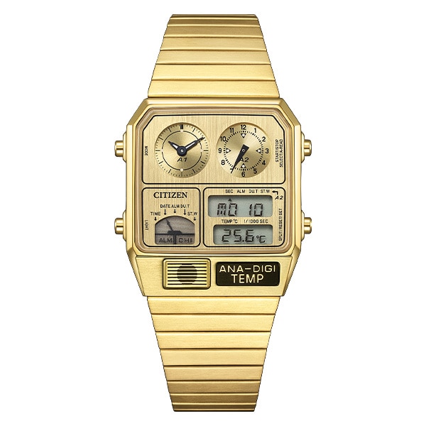 RECORD LABEL Metallic ANA-DIGI TEMP アナデジテンプ 限定モデル JG2103-56P クォーツ ユニセックス