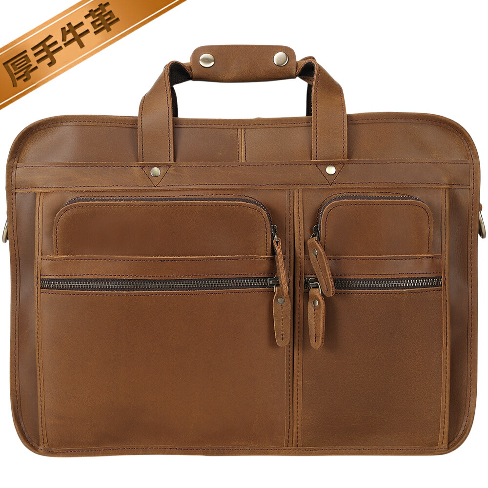 楽天市場】【DEAL参加15%P】TIDING レトロ風 本革 厚手牛革 ビジネス