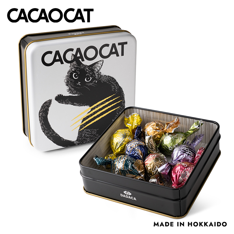 楽天市場】CACAOCAT 缶 ホワイト【8個入×3個】DADACA 北海道 お土産