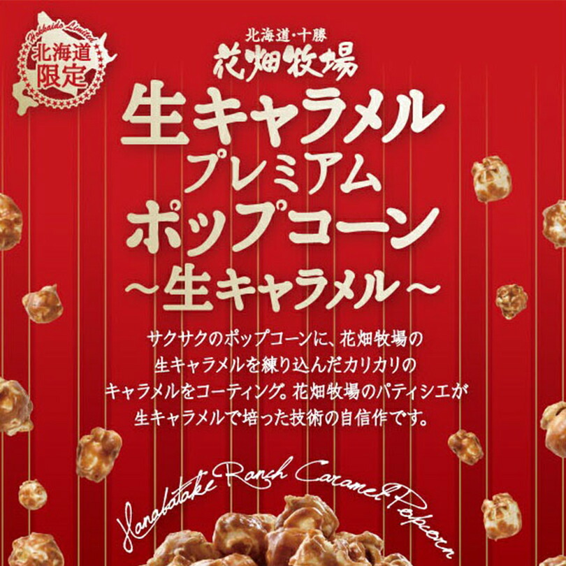 花畑牧場 生キャラメルポップコーン 生キャラメル 100g 10袋セット 北海道 お土産 ポップコーン おやつ お菓子 スイーツ ギフト プレゼント お取り寄せ 送料無料 Salon Raquet De