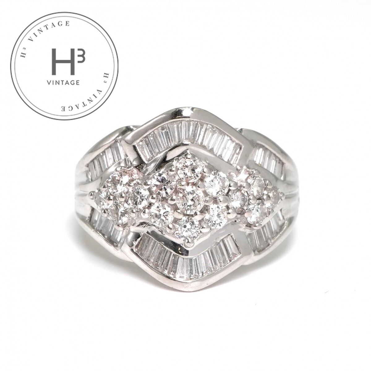 ダイヤモンド 1.50ct リング Pt900 プラチナ 指輪｜H3（エイチスリー）店 154,000円