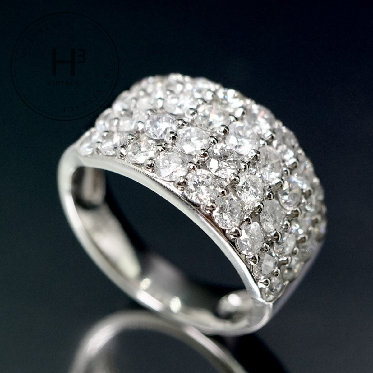 ダイヤモンド 2.0ct リング Pt900 プラチナ 指輪|H3(エイチスリー)店
