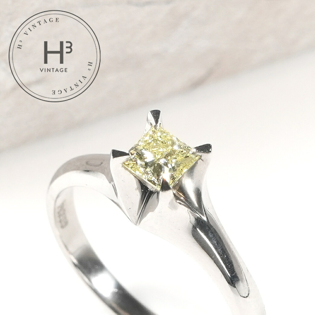ダイヤモンド 0.37ct Pt900 リング 指輪|H3(エイチスリー)店
