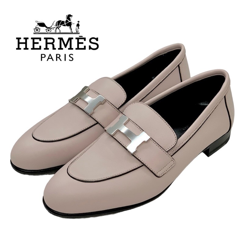 HERMES 新作モカシン 厚底ローファー ルーブル HERMES 新作モカシン 厚底ローファー ルーブル - メルカリ