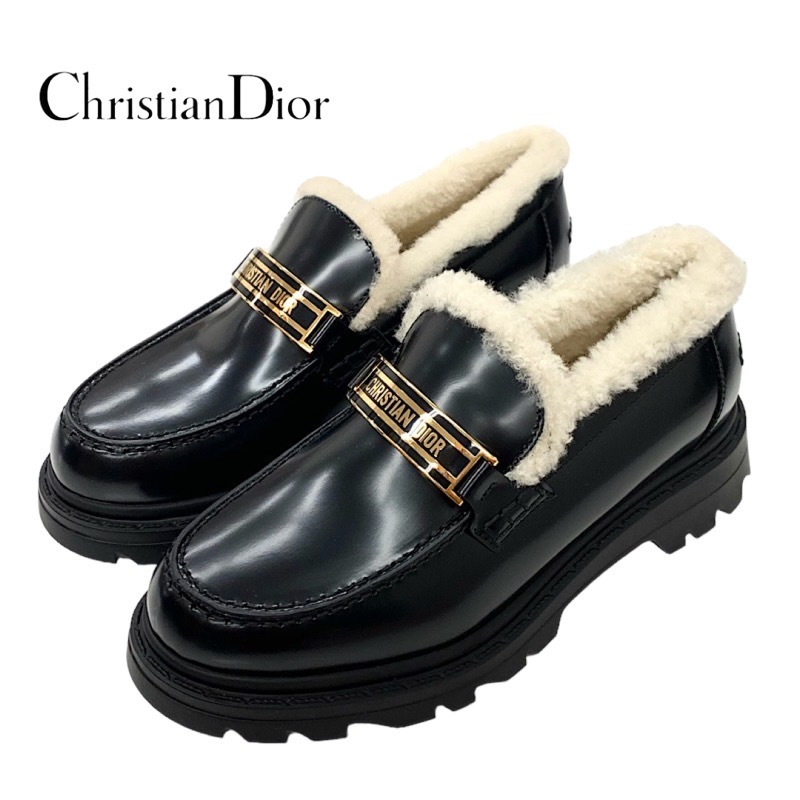 DIOR ディオール Dior Odeon ローファー ブラック Dior Odéon Loafer Black Grained Calfskin | DIOR