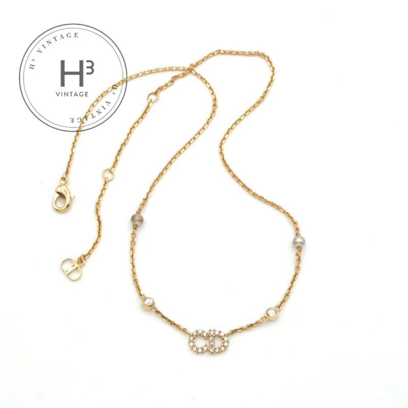 楽天市場】ディオール Dior K18YG パール ダイヤモンド