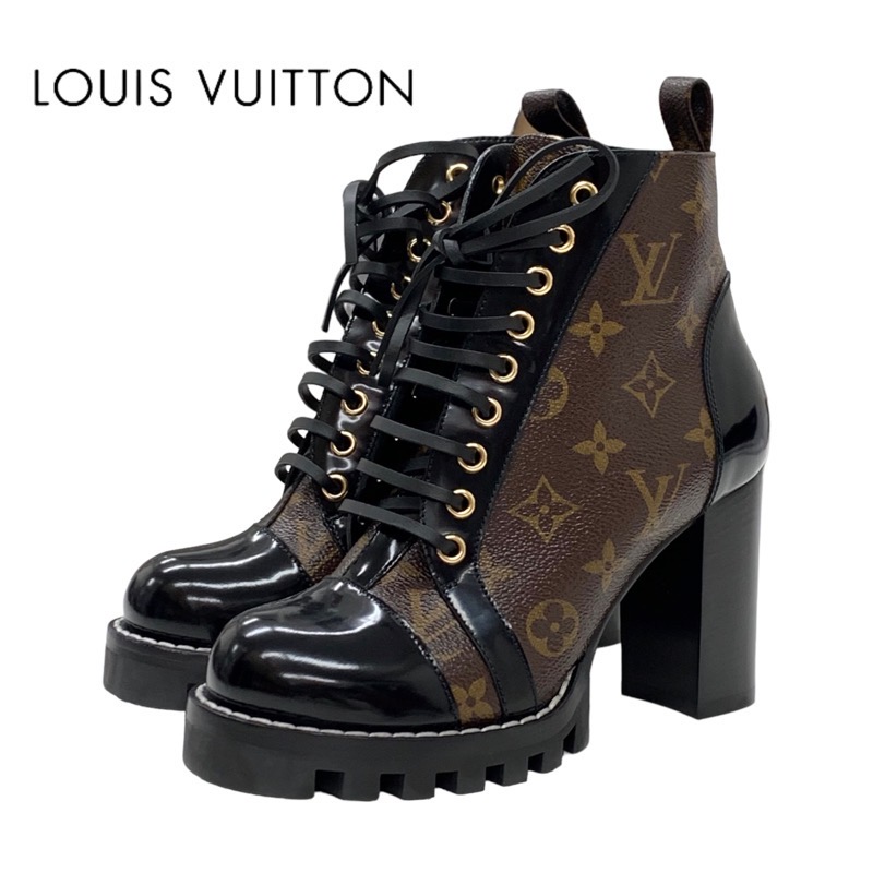 LOUIS VUITTON スェード　ベージュ　ショートブーツ　レディース ヴィトン スノードロップライン 22年 ムートン ショートブーツ