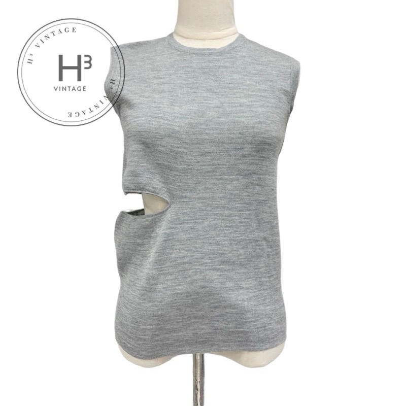 フェンディ FENDI トップス ニット FFロゴ ズッカ リバーシブル ノースリーブ カットアウト グレー 楽天市場】フェンディ FENDI トップス ニット FFロゴ ズッカ