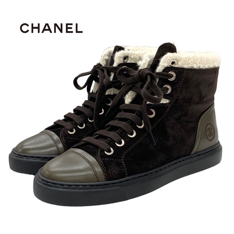 シャネル ツイード ハイカットシューズ スニーカー ココマークCHANEL 楽天市場】シャネル CHANEL スニーカー ハイカットスニーカー 靴