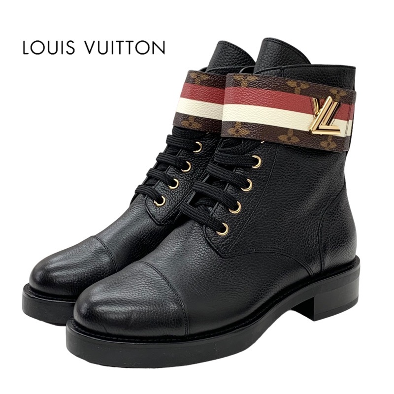 新品 未使用 ❗️LOUIS VUITTON ショートブーツ 22cm LOUIS VUITTON - 美品☆LOUIS VUITTON ルイヴィトン 2022年製