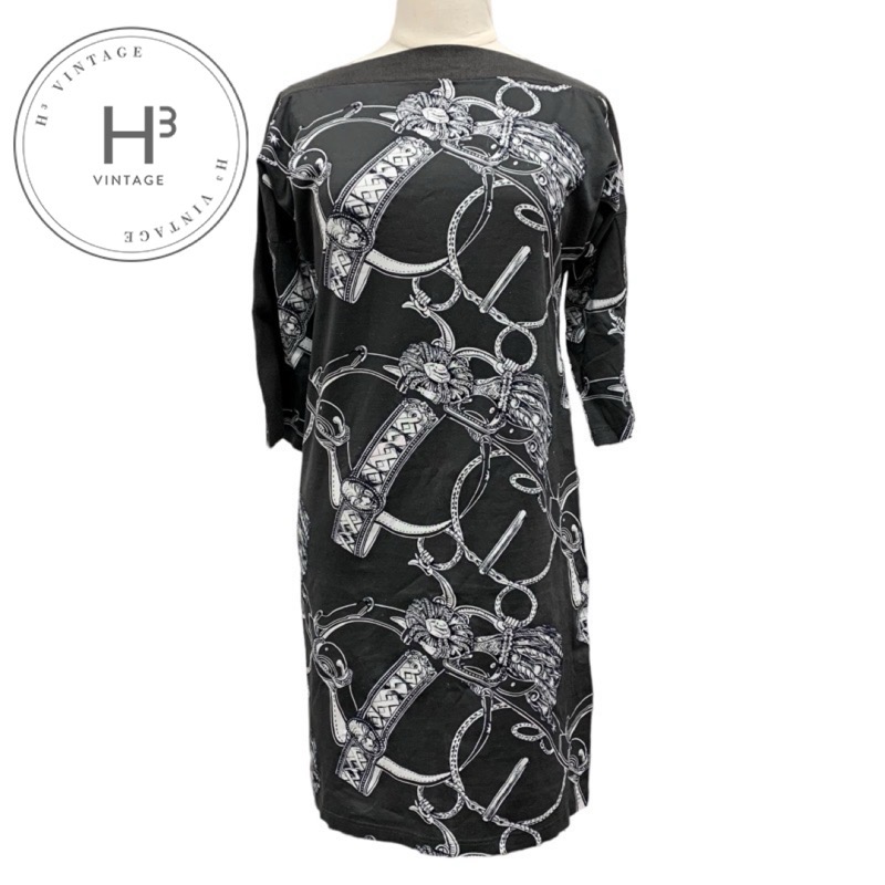 楽天市場】エルメス HERMES ワンピース コットン ホワイト 白 シルバー