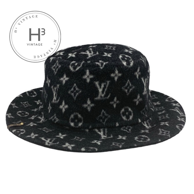 楽天市場】ルイヴィトン LOUIS VUITTON レイン 帽子 ナイロン ウール