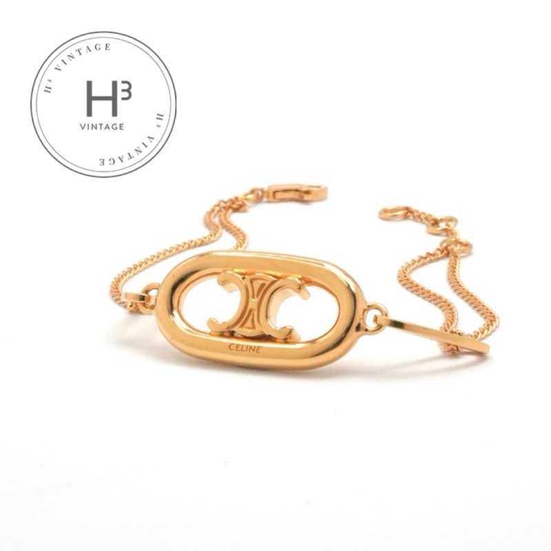 楽天市場】セリーヌ CELINE パール ブレスレット ロゴ 460PZ 6BPE 01IS