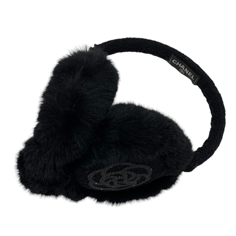 24N【オシャレに防寒対策♡】CHANEL イヤマフ ◇ふわふわ暖かい◇『CHANEL』24N ココネージュ イヤーマフ
