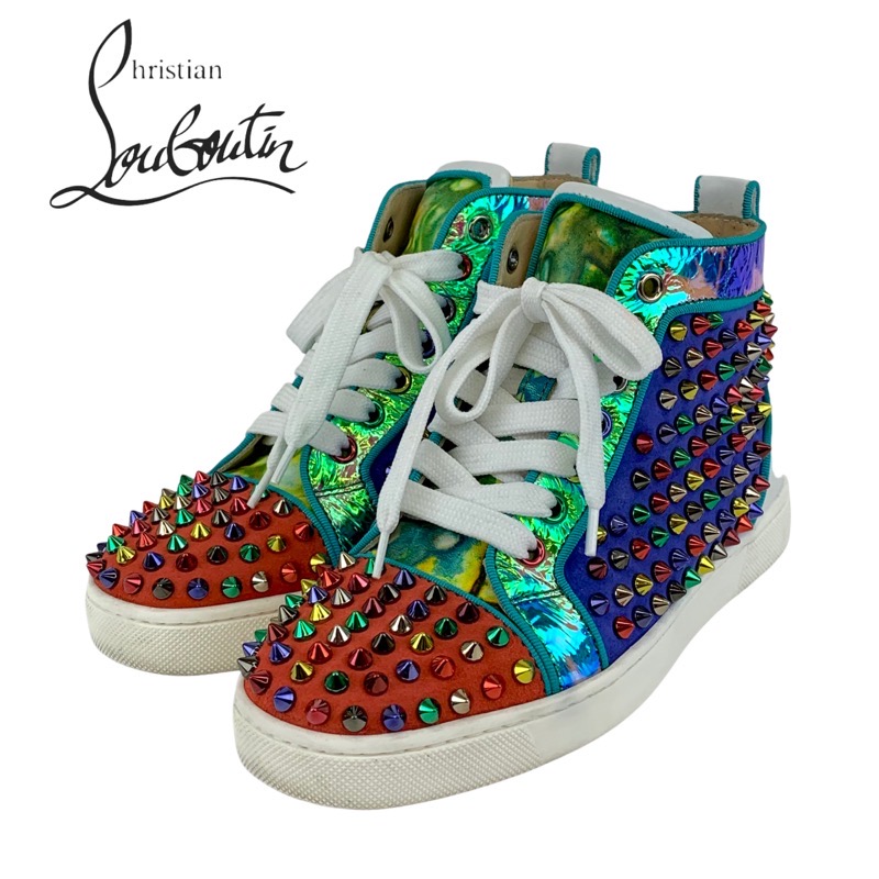みーさま　ルブタン 2足セット 美品 希少 Christian Louboutin スタッズ パンプス 22cm