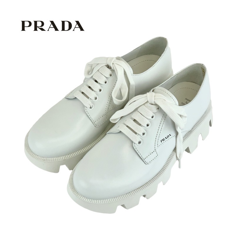 楽天市場】プラダ PRADA スニーカー 靴 シューズ レザー
