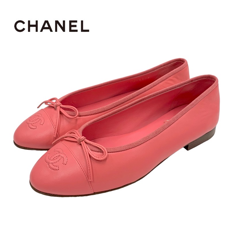 良品❤CHANEL【シャネル】ココマーク♡フラットシューズ バレエシューズ シャネル CHANEL バレエシューズ フラットシューズ 37 ココマーク