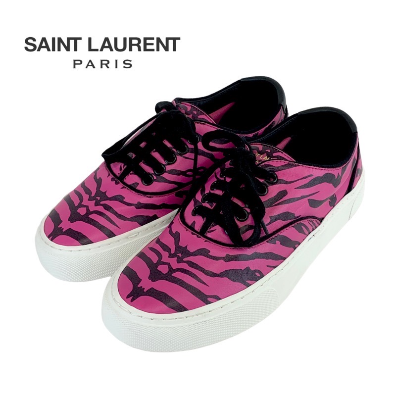 SAINT LAURENT サンローラン 文字入り キャンバス スニーカー 楽天市場】SAINT LAURENT PARIS サンローラン ベニス スリップ