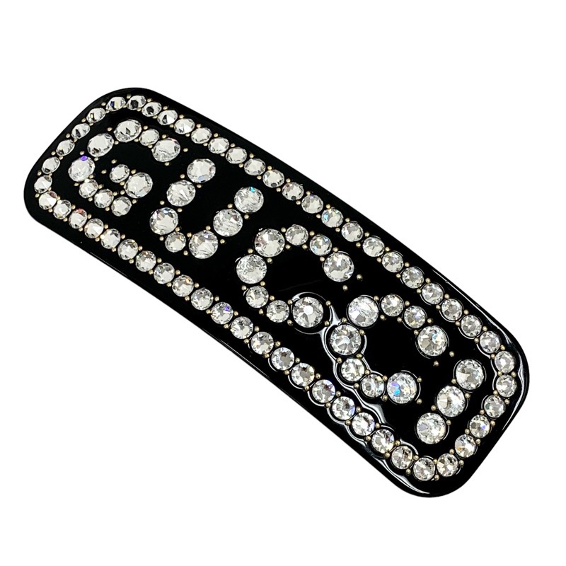 楽天市場】GUCCI グッチ Cyrstal GUCCI Hair Clip ヘアクリップ
