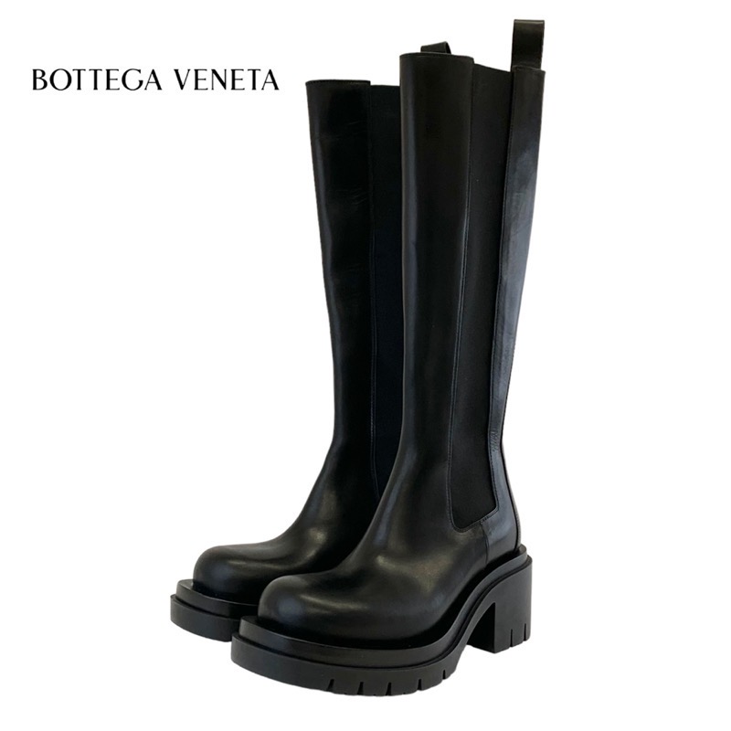 BOTTEGA VENETA ボッテガヴェネタ ニーハイブーツ ブラック BOTTEGA VENETA(ボッテガヴェネタ) ニーハイブーツ ブラック