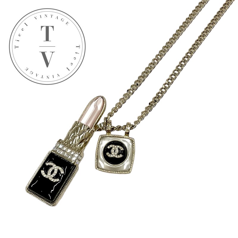 CHANEL リップスティック ココマーク ネックレス ペンダント08A CHANEL リップスティック ココマーク ネックレス ペンダント08A