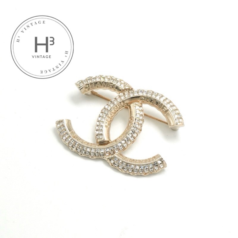 楽天市場】シャネル CHANEL ブローチ ヴィンテージ ココ ゴールド