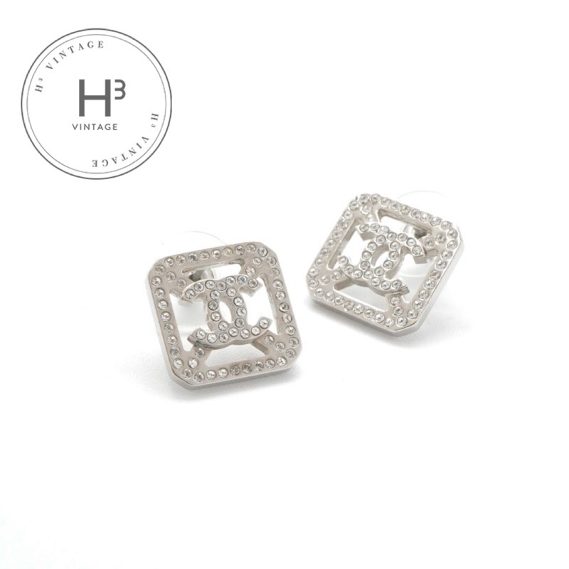 楽天市場】シャネル CHANEL キラキラ ココマーク ピアス シルバー 08V