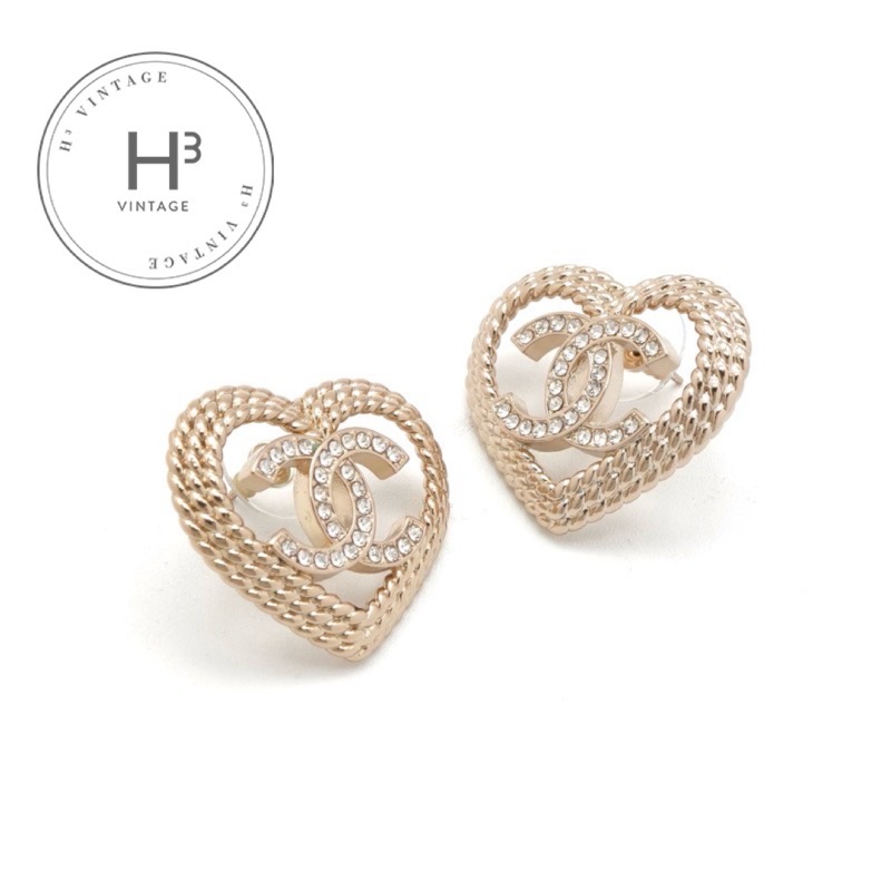 楽天市場】CHANEL シャネル ピアス ABB634 B14143 レディース ハート