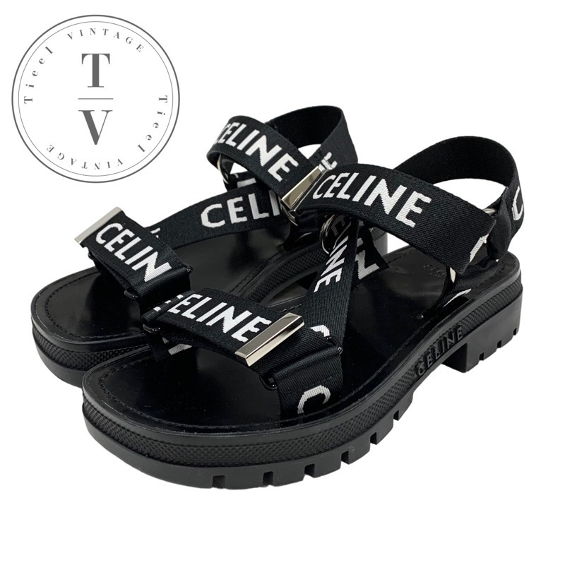 正規本物♡CELINE♡セリーヌ♡サンダル♡プラットフォーム♡ブーツサンダル CELINE セリーヌ スライドサンダル Triomphe トリオンフ