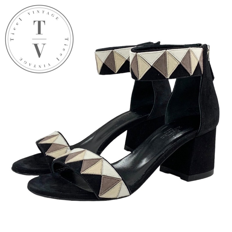 美品！エルメス　サンダル　ミュール　エシャペ　シェーヌダンクル　ハイヒール 楽天市場】エルメス サンダル シェーヌダンクル 36.5サイズ 約23.5cm