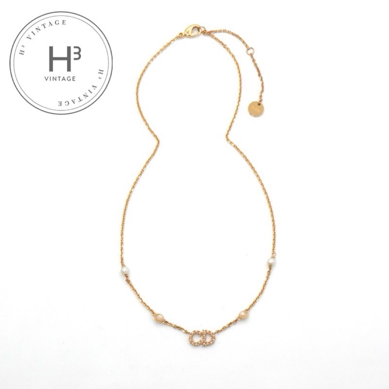 楽天市場】Christian Dior クリスチャンディオール Dクロス ネックレス