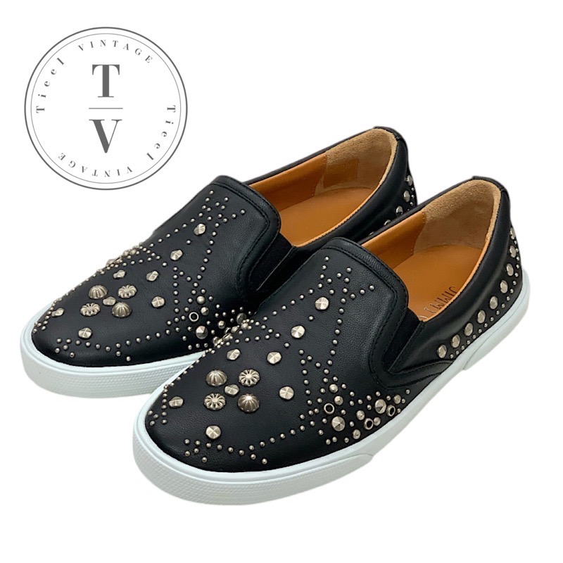 新品　JIMMY CHOO 44 メンズ　星型スタッズ PALMO ホワイト JIMMY CHOO JIMMY CHOO ジミーチュウ メンズ スニーカー スター