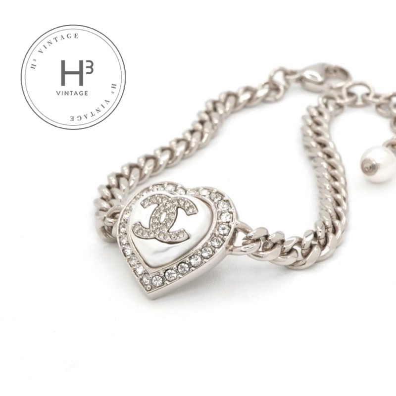 楽天市場】【美品】 シャネル バングル ココマーク ロゴ マトラッセ