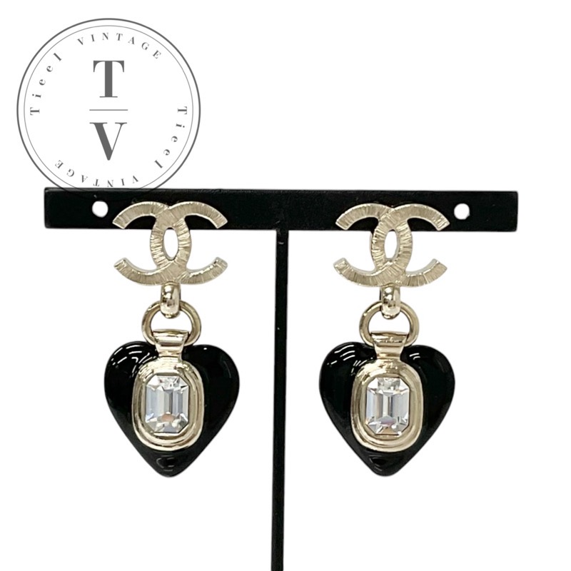 楽天市場】CHANEL シャネル B24K ココ リボン ピアス ゴールド