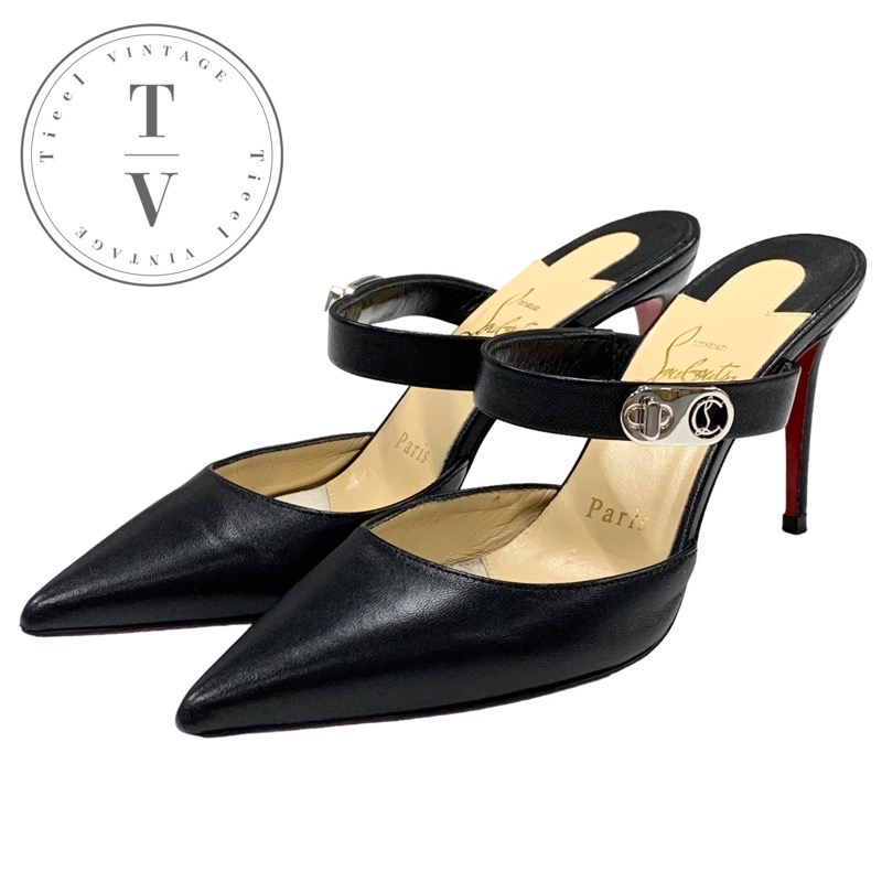 楽天市場】クリスチャンルブタン パンプス ブラック レッド