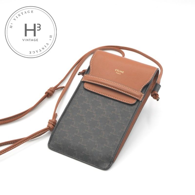 楽天市場】CELINE セリーヌ フォンポーチ Phone pouch with Flap