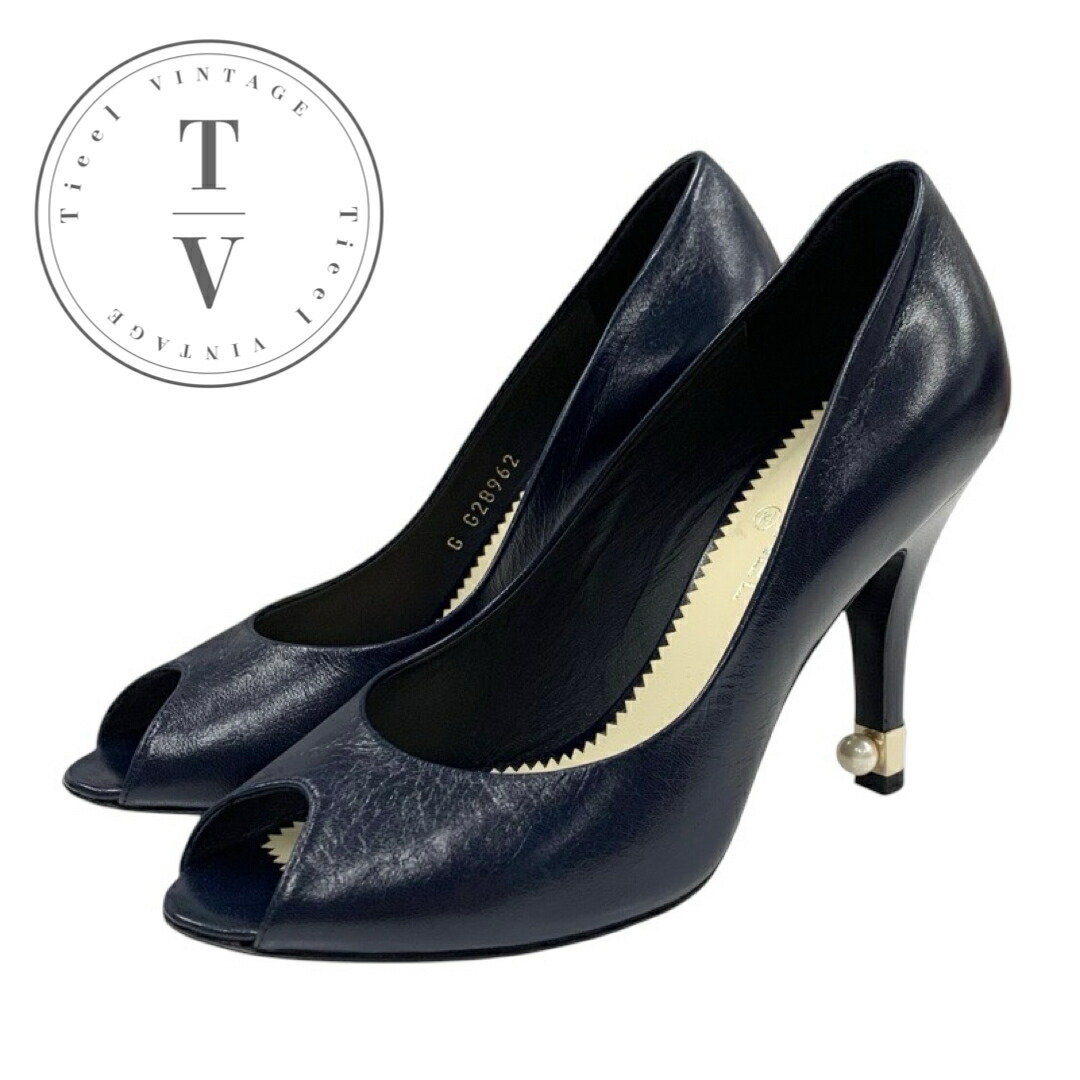 楽天市場】シャネル CHANEL パンプス 靴 シューズ レザー ファブリック