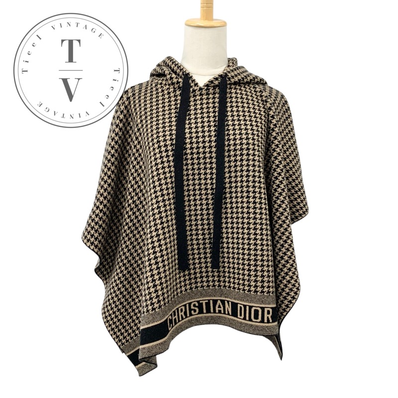 楽天市場】ディオール DIOR ケープ ポンチョ オフショルダートップス