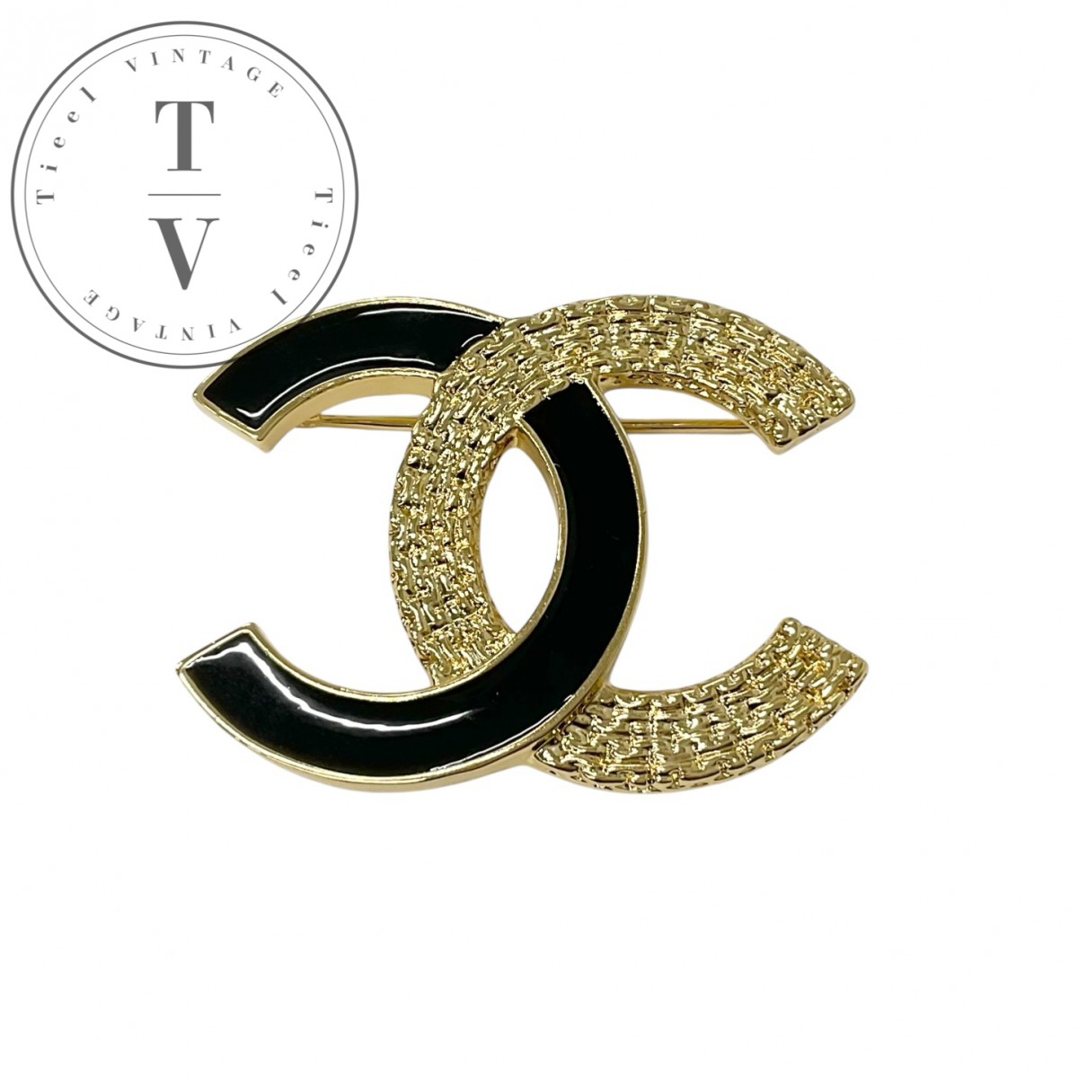 T*T様 正規品　レア　CHANEL　シャネル ブローチ 96P ゴールド ヴィ レア】CHANEL シャネルブローチ ターンロック 96P ビンテージ