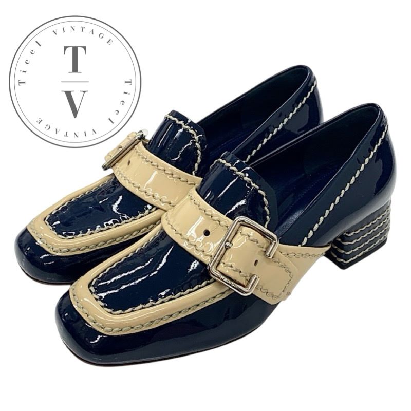 楽天市場】プラダ PRADA チョコレート ローファー 革靴 靴 シューズ