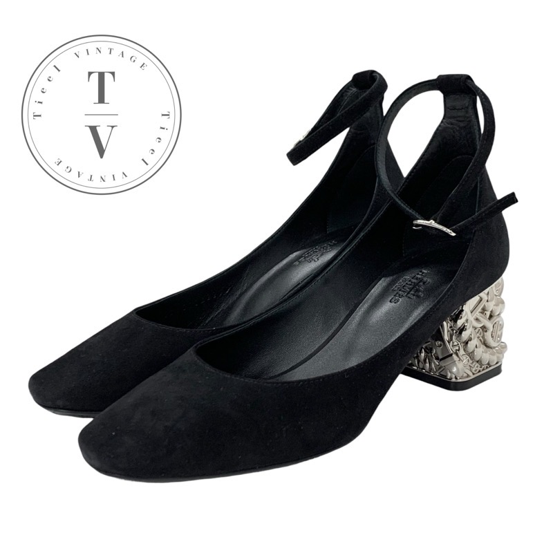 楽天市場】エルメス パンプス アンタンポレル50 カーフレザー