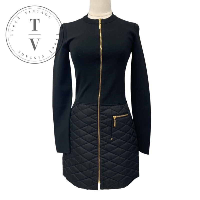 楽天市場】ルイヴィトン LOUIS VUITTON ワンピース ブラック ゴールド