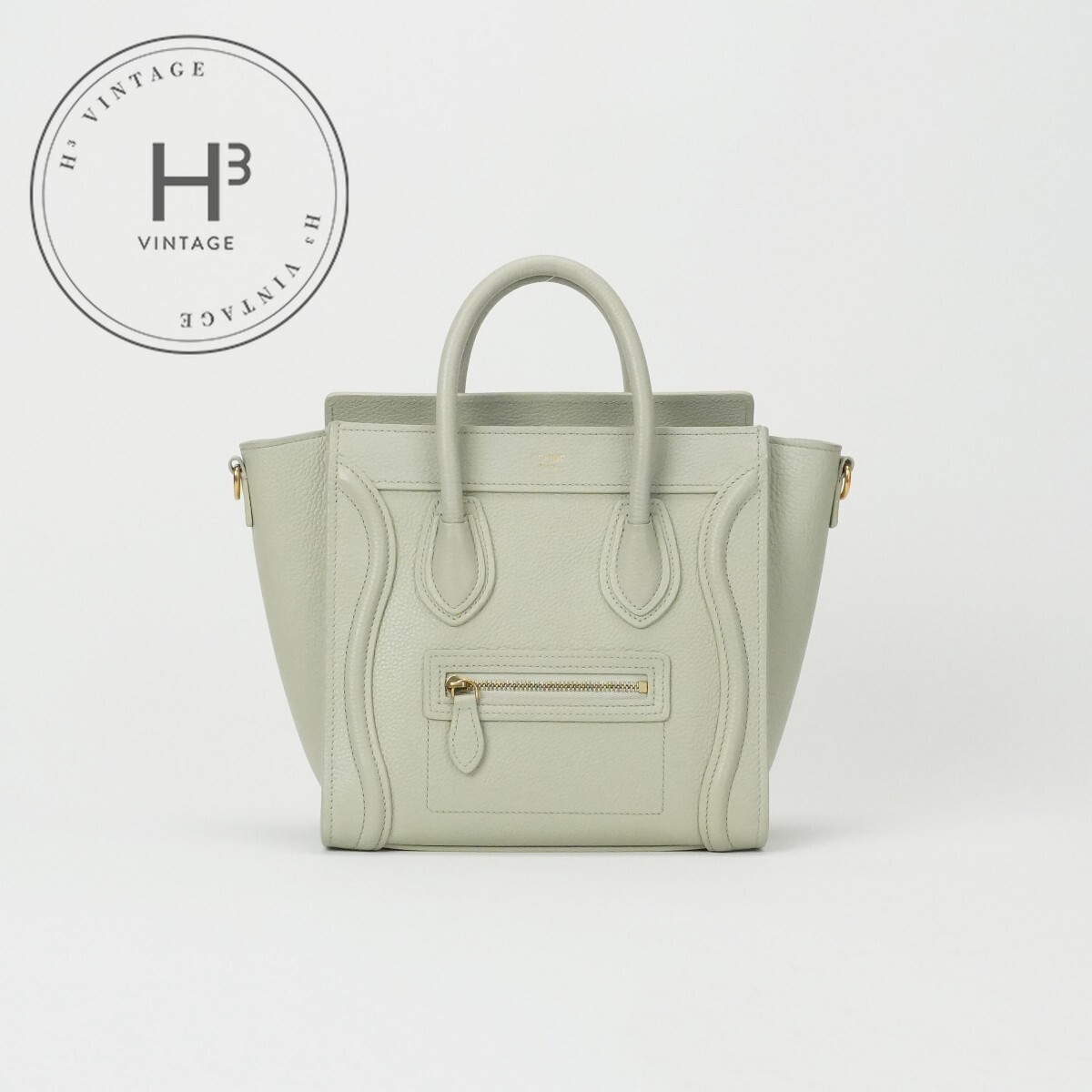 u　CÉLINE セリーヌ　グリーンレザーハンドバッグ　クラスプ 楽天市場】【送料無料】 セリーヌ 2way バッグ ベルトバッグ グリーン