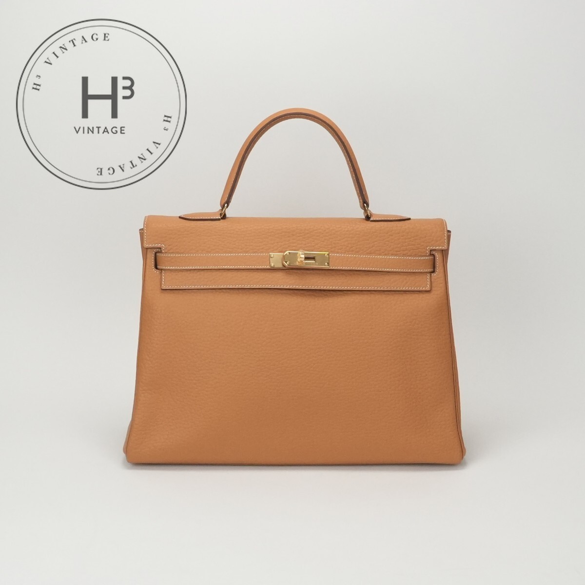 Sale エルメス HERMES ケリーヴォーエプソン　正規品 楽天市場】エルメス ケリー 25 外縫 オレンジ エプソン シルバー