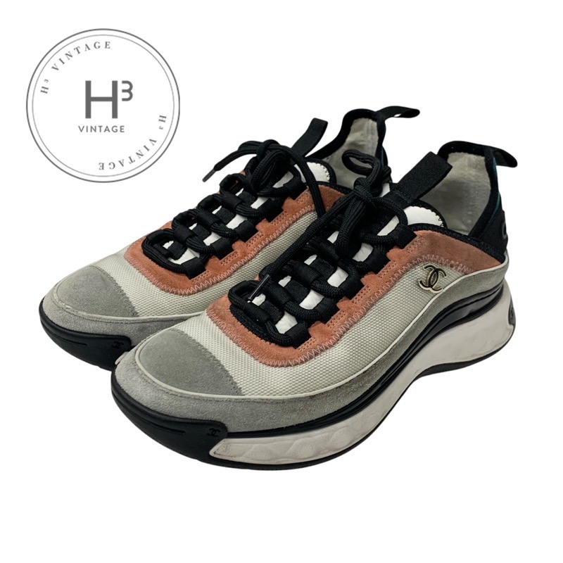 楽天市場】シャネル CHANEL スニーカー 靴 シューズ ファブリック