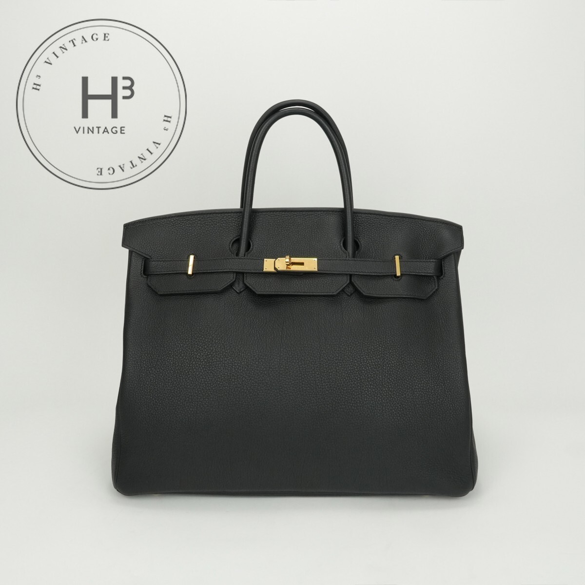 楽天市場】エルメス バーキン40 ブラック トゴ シルバー金具