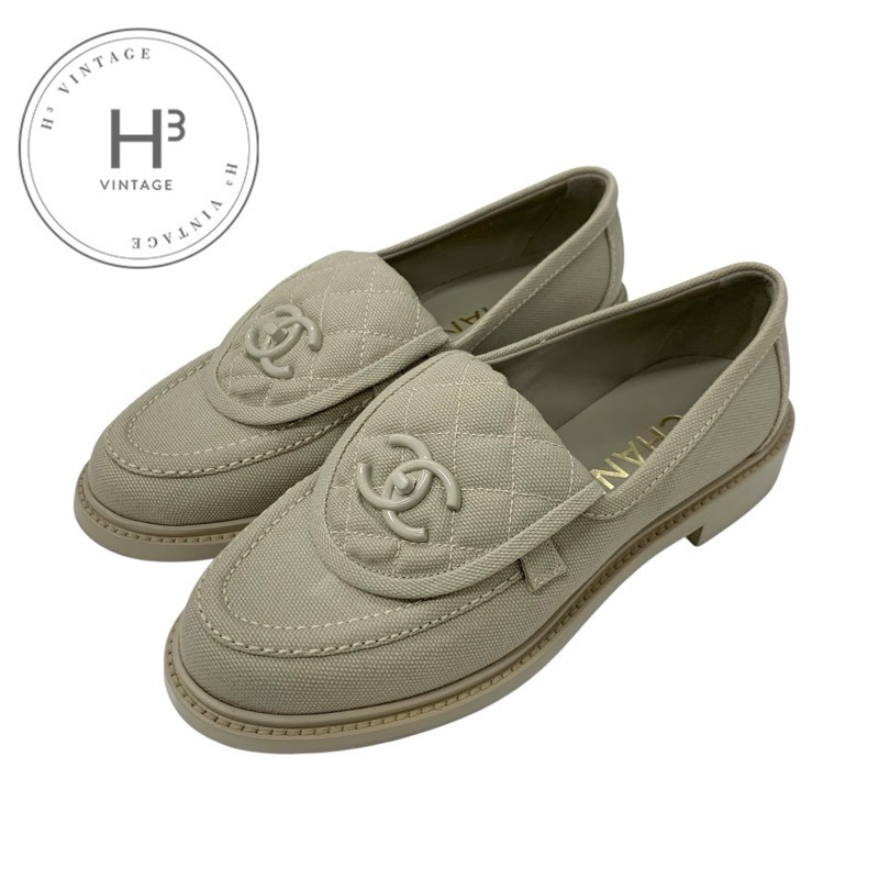 楽天市場】CHANEL ローファー フラットシューズ ShineCalfskin